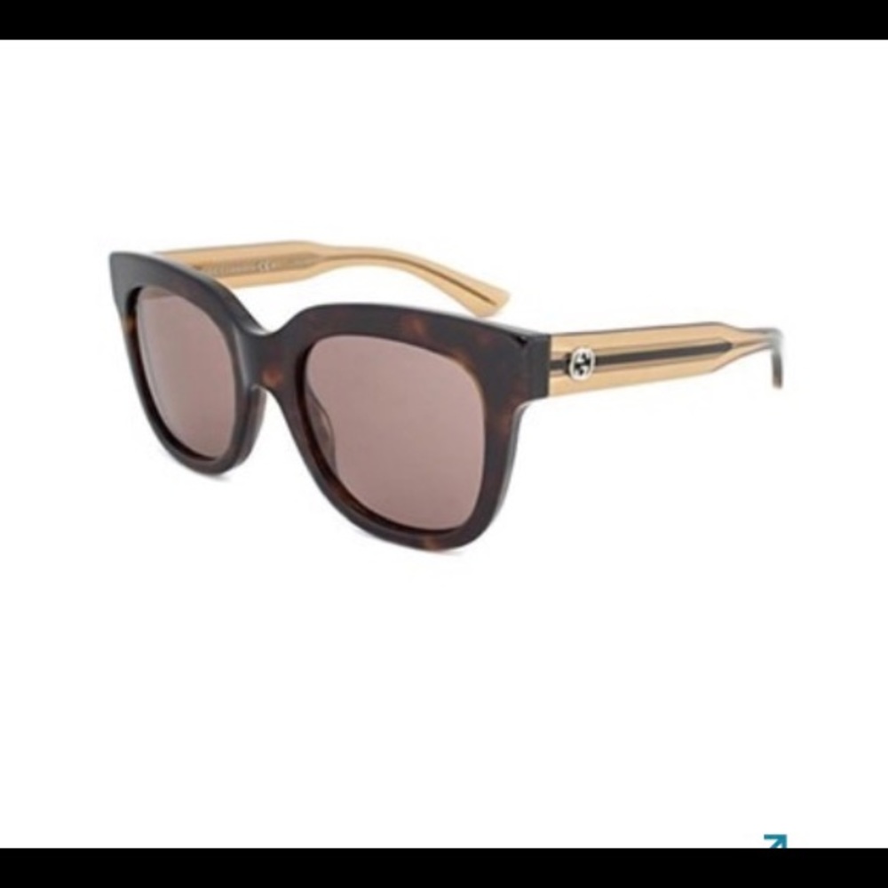 GUCCI Womens Cat Eye 51mm Acetate Frame Sunglasses